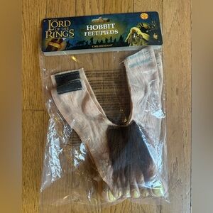 NWT Lord of the Rings Hobbit Feet Costume Accessory